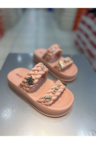 Akınal Bella Γυναικείες παντόφλες με διπλό λουράκι Stone Ultrasoft Sole