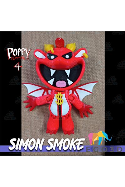 YAZDİR3D POPPY PLAYTIME 4 SIMON SMOKE HAREKETLİ FİGÜR 15CM