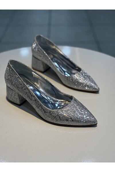 Alphus Γυναικεία κομψά παπούτσια με κοντό τακούνι Serrace