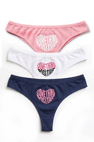 Öts Γυναικείο βραζιλιάνικο βαμβακερό εσώρουχο 3 πακέτο