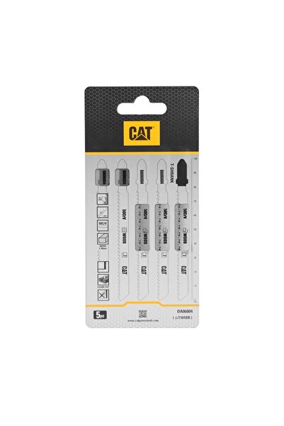 Cat DA06004 5 Parça Profesyonel Ahşap Ters Çapaksız Temiz Kesim Dekupaj Teste...
