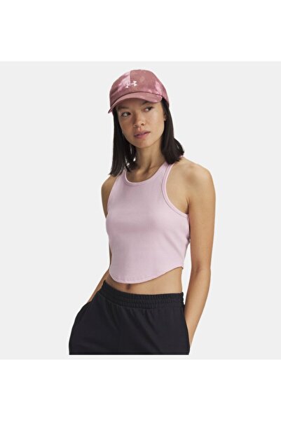 Under Armour UA Rival Rib Tank 1389798-647 Ροζ Μπλουζάκι
