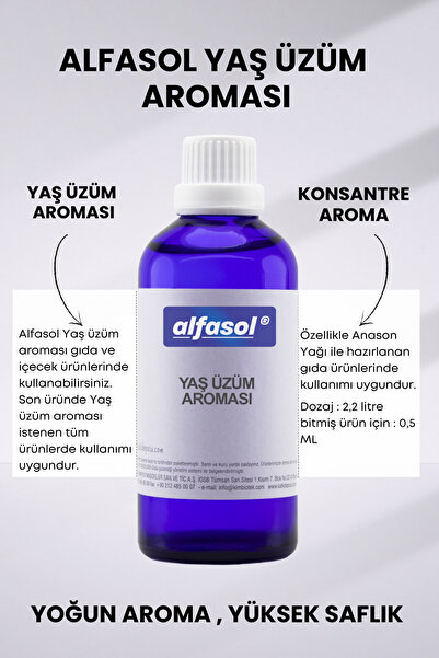 Alfasol Yaş Üzüm Aroması 2 X 10 Gr
