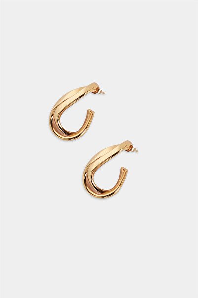 Perspective Gold Colored Earrings