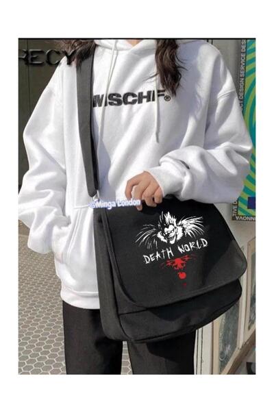 Minga London Black Death World štampana unisex torba za poruke - Mingalondon