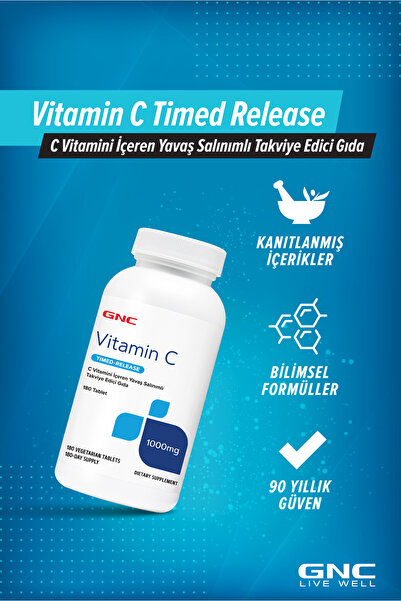 GNC C Timed Release – 180 Tablet