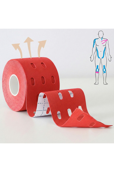 Boldy Διάτρητη ταινία Kinesio Pain Tape - Perforated Kinesiotape Taping-Face ...