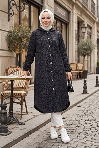 Bestenur Dilra με κουκούλα Καπάκι Κασέ 1632 - Ανθρακίτη