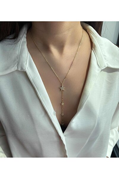 Emine seker jewelry Yıldızlı Y Kolye