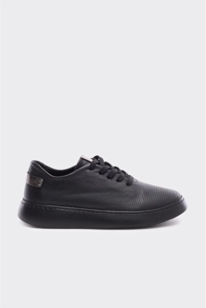 derinet Hakiki Deri Bağcıklı Kadın Sneaker