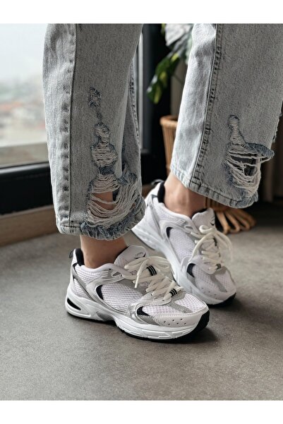 ResPon Tenis casual alb bleumarin N30