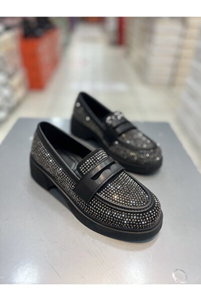 Alphus Γυναικεία Loafer Μπαλαρίνα με Χοντρή Σόλα Hco