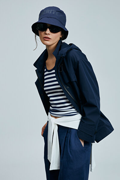 Lufian Γυναικείο βαμβακερό μπλουζάκι Lelan Navy Blue