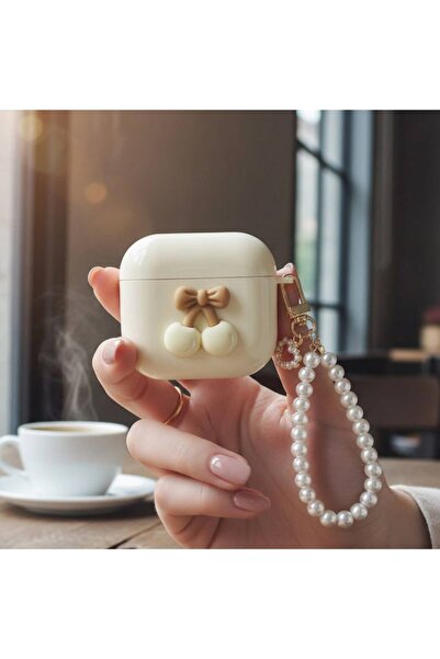 CaseOnn Huawei FreeBuds SE 2 Kılıf Figürlü 3D Kiraz