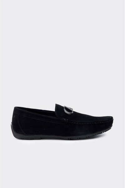 derinet Hakiki Deri Tokalı Erkek Loafer Ayakkabı