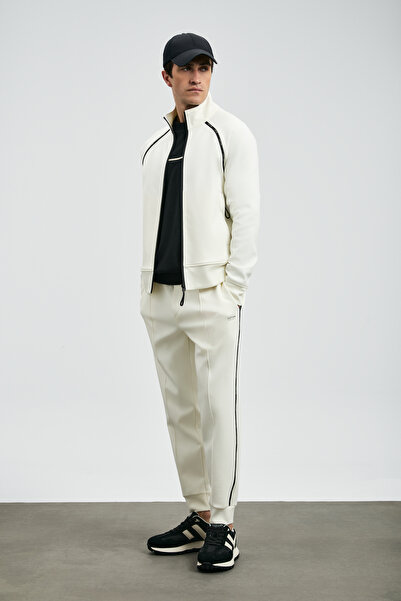 Lufian Ανδρικό παντελόνι Tyson σε λευκό χρώμα