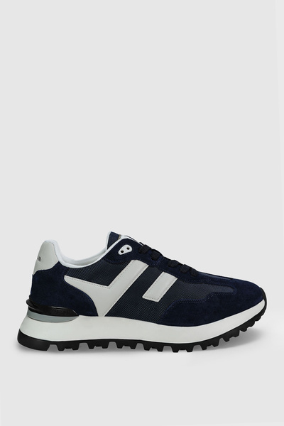 Lufian Ανδρικά παπούτσια Arthur Sneaker Navy Blue