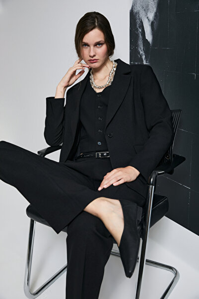 Lufian Γυναικείο μπουφάν Elvıs σε κανονική εφαρμογή, μαύρο