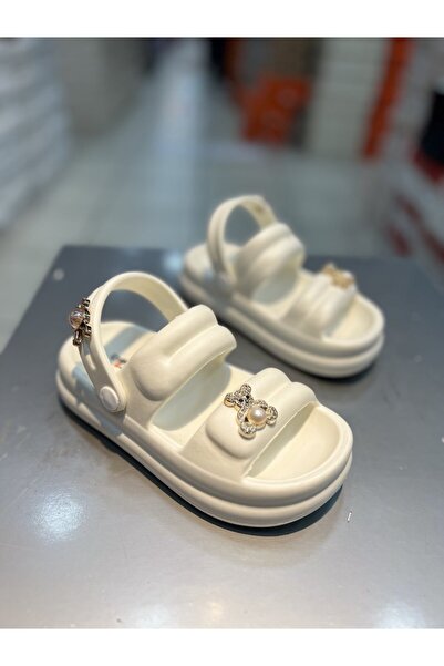 Akınal Bella Children's Stoned Stylish Slippers / Sandals