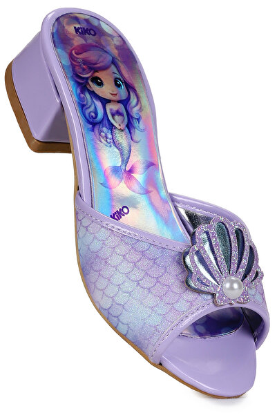 Kiko Kids Κοραλί Γοργόνα με Τακούνια Κοριτσίστικο Βραδινό Φόρεμα Με γκλίτερ Π...