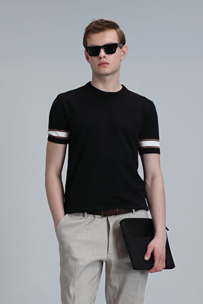 Lufian Ανδρικό πουλόβερ Lucy μαύρο