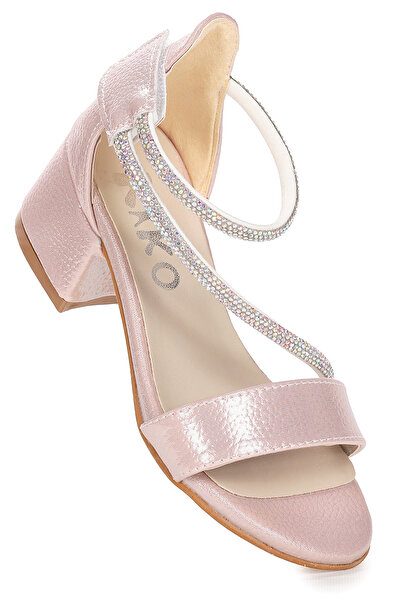 Kiko Kids Βραδινό φόρεμα με πέδιλα με τακούνι 4 εκ. Pisar Vakko Daily Girl's