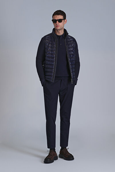 Lufian Slim Fit Lycra Purple Chino Παντελόνι για Άντρες με Διάφορα Χρώματα