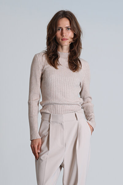 Vendı Women's Sweater Beige