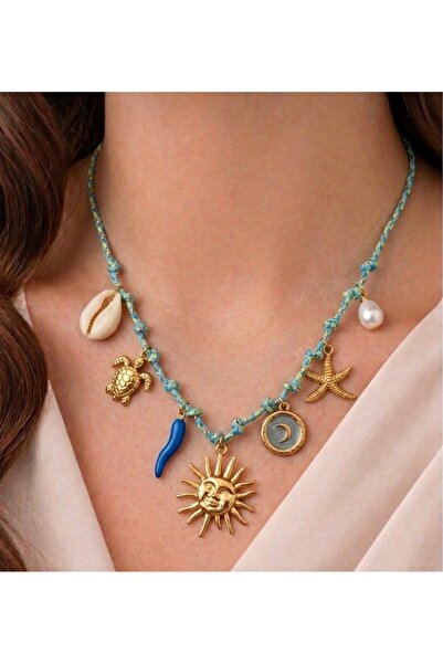 Lume Store Women's Zara Model Charm Chain 316L Steel Necklace