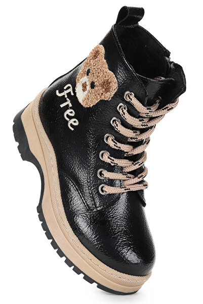 Kiko Kids Μπότες για κορίτσια Teddy Wrinkled Thermo Sole