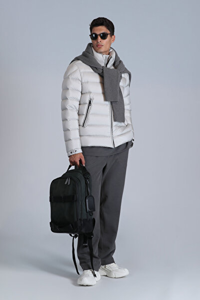 Lufian Clow Goose down Men's Coat Stone