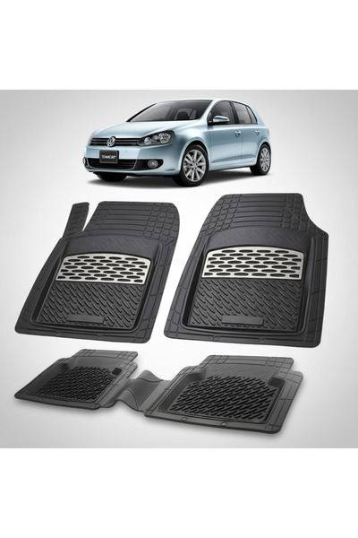 TEAMCAR Car Floor Mats TeamCar® Tray Type Volkswagen Golf VI (2008–2012) - Ha...