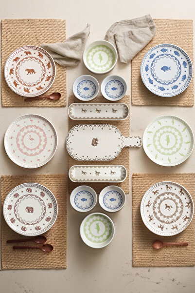 Kitchen Life Σετ Πρωινού Premium Ανατολίας για 6 Άτομα, 15 Τεμάχια, Σετ Προβο...