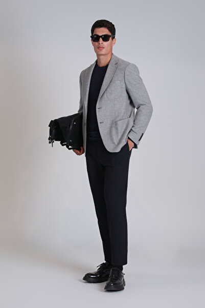 Lufian Joseph Smart Ανδρικό παντελόνι Chino Slim Fit Navy Blue