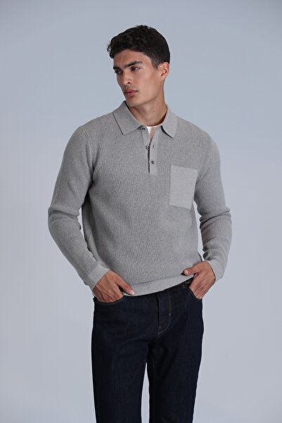 Lufian Men's Mink Sweater - River