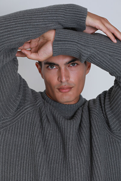 Lufian Terra Men's Sweater Smoke Green