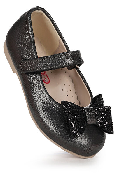 Kiko Kids Velcro Bow Girls Ballerina Shoes Ege 200 Vakko