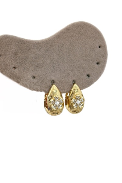 Haziran Accessory, Xuping Drop Flower Pattern Earrings
