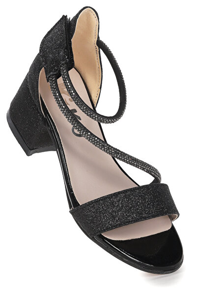 Kiko Kids Βραδινό φόρεμα Pisar Sand Glitter Daily για κορίτσια με τακούνι 4 εκ.