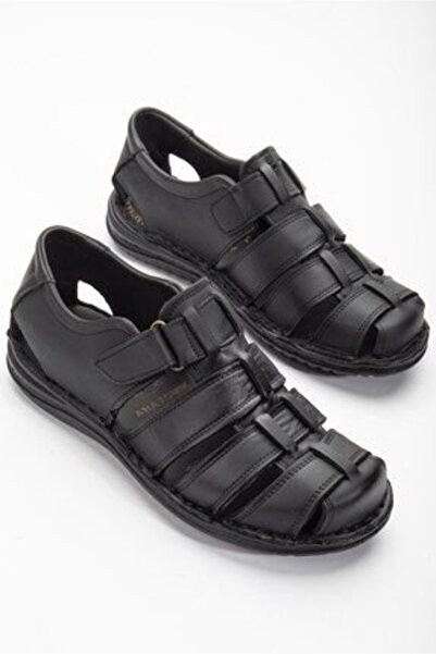 Alphus Φυσικό Ανδρικό Γνήσιο Δέρμα Καθημερινό Σανδάλια