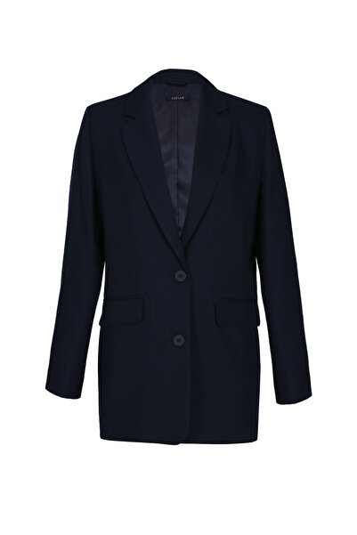 Lufian Navy Blue Moena Women's Jacket