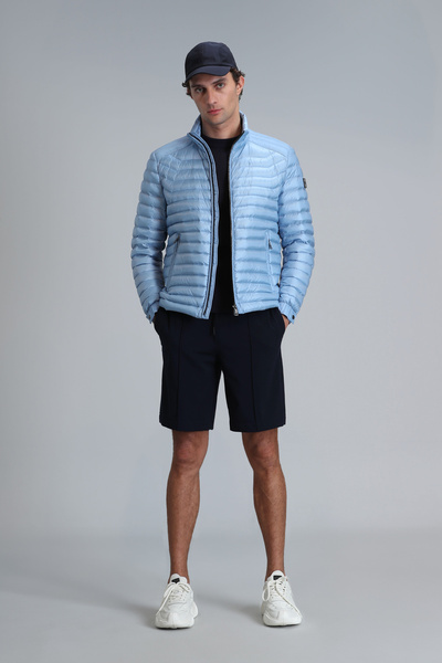 Lufian Ανδρικό σορτς Chino Navy Blue Slim Fit Chris Sports