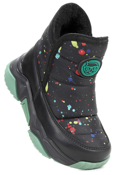 Kiko Kids Μποτάκια χιονιού για αγόρια Rocco με φερμουάρ