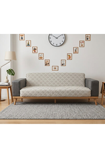 Ahsela Home Luxury Chenille Non-Slip Washable Bearded Sofa Cover (Sofa Bed) -...