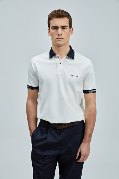 Lufian Hold Smart muška polo majica Off White