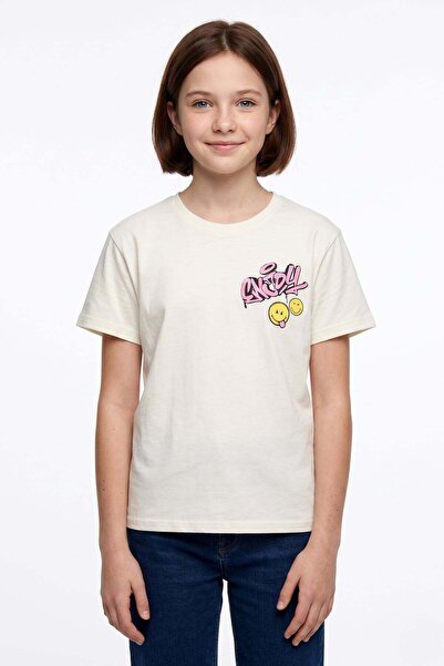 Fulla Moda Απολαύστε το μπλουζάκι για κορίτσια με στάμπα κειμένου