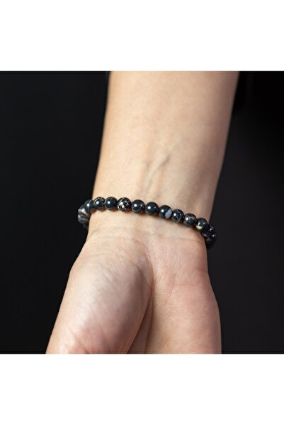 Ezera Γυναικείο βραχιόλι Soraya - Κρύσταλλοι Shell Turquoise, μαύροι, χάντρες...