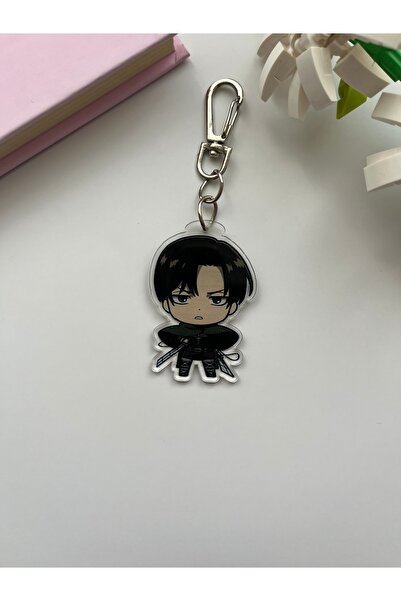 Hara Company Attack On Titan Levi Ackerman Anime Ακρυλικό Μπρελόκ - Στολίδι γ...