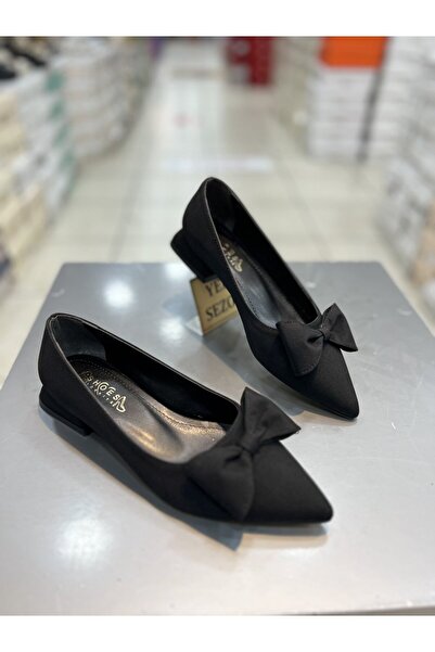 Hacıoğlu Ayakkabı Κομψές γυναικείες μπαλαρίνες Hco με φιόγκο