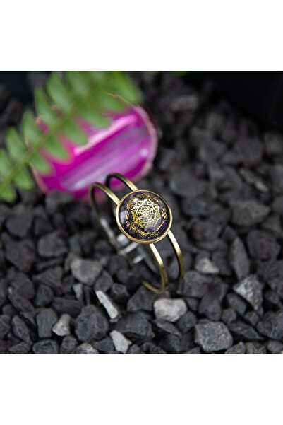 Ezera Βραχιόλι ASHIA Οργονίτης με Αμέθυστο και Sri Yantra